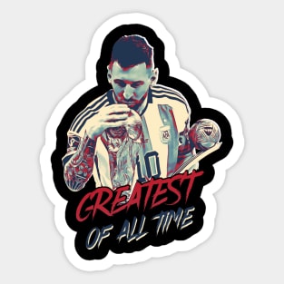 Pop Leo Messi Goat Sticker